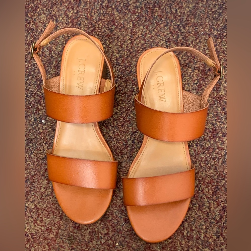 Jcrew block sandals
